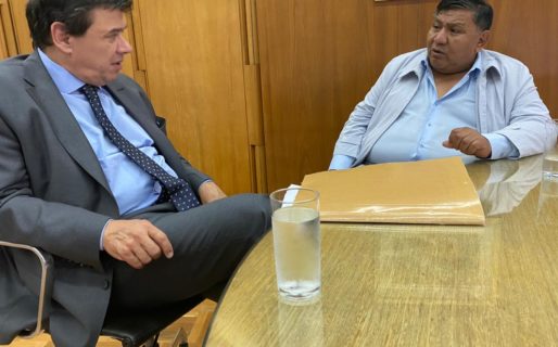 Ávila se reunió con el ministro de Trabajo