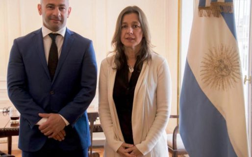 Massoni se reunió con la Ministra de Seguridad de la Nación