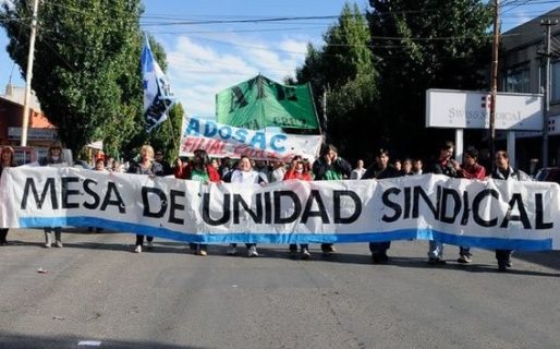 La Mesa de Unidad Sindical convocó a una jornada de lucha