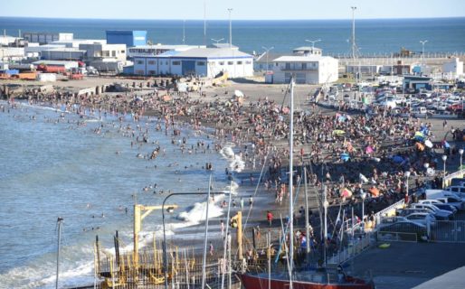 Comodoro y Rada Tilly se ubican como dos de las tres playas más frías del país