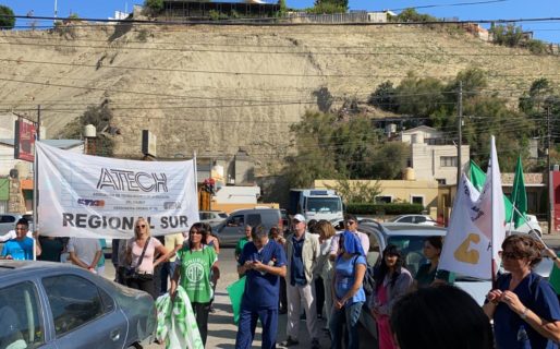 Los estatales ya marchan hacia el Centro de la ciudad