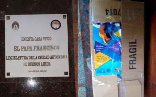 Hallan una falsa bomba en la puerta de la casa familiar del papa Francisco en el barrio de Flores