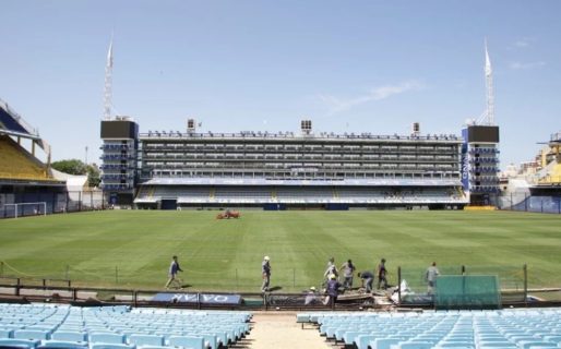 La Bombonera ya luce sin acrílico y se prepara para recibir a Independiente