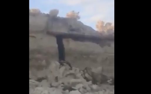 Un derrame de petróleo afectó la playa de Kilómetro 8