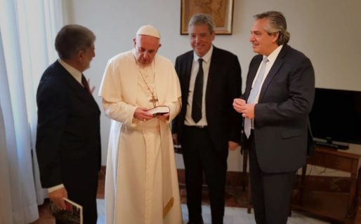 Alberto Fernández se reunió con el papa Francisco en el Vaticano