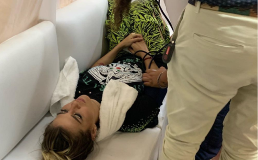 Jimena Barón se desmayó durante su presentación en la Fiesta Nacional del Lago