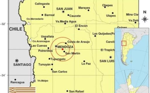 Fuerte sismo de 4,8 grados sacudió Mendoza