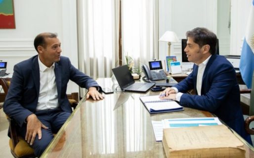 Sugestiva reunión entre Kicillof y Gutiérrez tras el regreso de la mesa de gobernadores petroleros