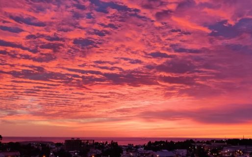 Un alivio después del frío, pero con mucho viento