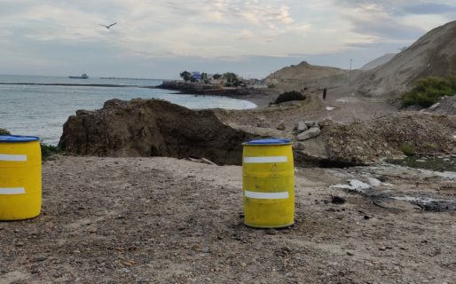 Se derrumbó parte del camino que unía km3 y km5