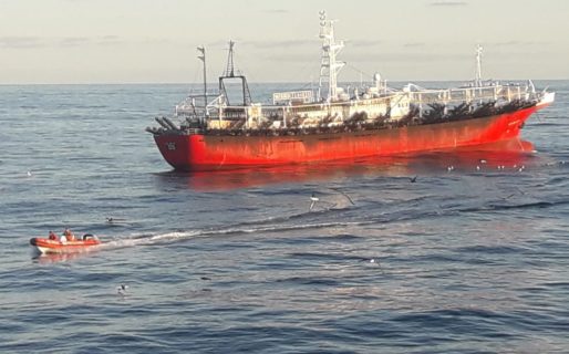 Prefectura busca intensamente a un tripulante de un pesquero