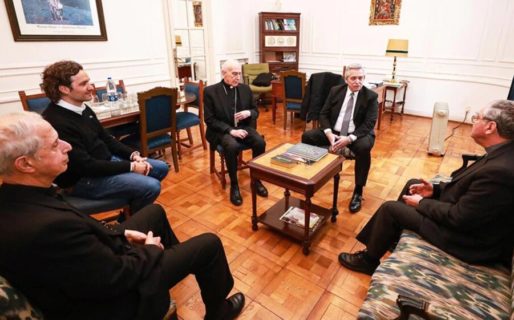 La cúpula de la Iglesia se reunió con Alberto Fernández