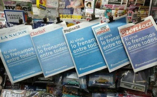 Los diarios del país unieron sus tapas en una campaña de prevención