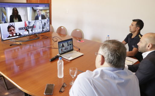 Massoni participó en una videoconferencia con la Ministra Frederic y los responsables de seguridad de todas las provincias