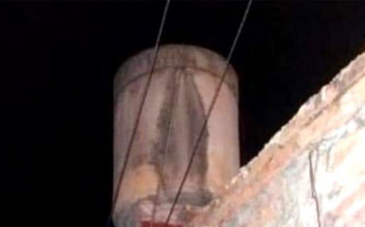 Apareció la imagen de la Virgen María en un tanque de agua y aseguran que es una «buena señal»