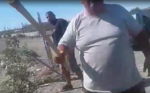 Un hombre filmó como fue agredido con palos en km18