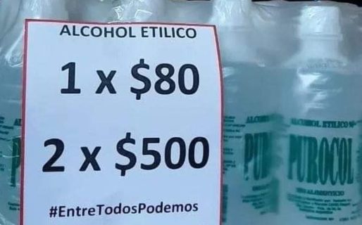 Tomó una insólita medida para evitar la compra indiscriminada de alcohol etílico