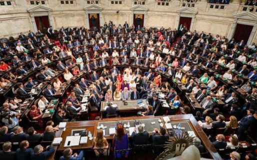 Arcioni acompañó Fernández en la apertura de sesiones del Congreso