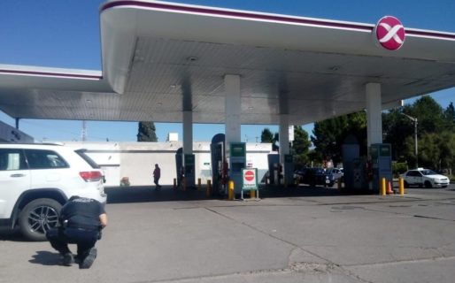 Asalto a mano armada en una estación de servicio