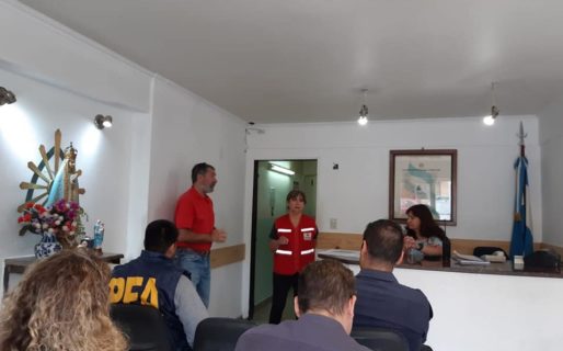 Policía Federal capacitó a integrantes de la Cruz Roja
