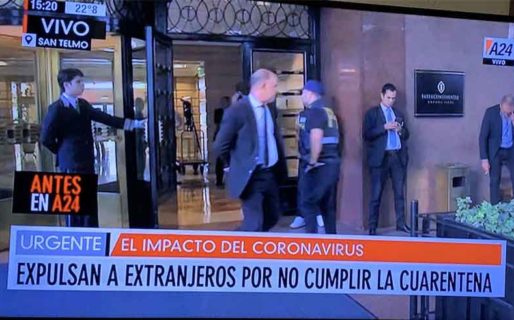 Procedimientos contra personas que no quieren cumplir cuarentena