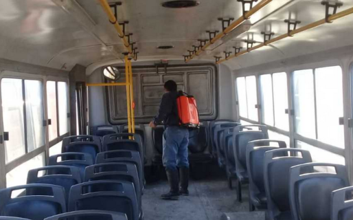 Patagonia Argentina profundizó la desinfección de sus unidades