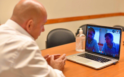 El ministro de Desarrollo Social trabajó en videoconferencia con Sastre