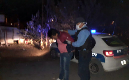 Quedo detenido por golpear a su ex pareja