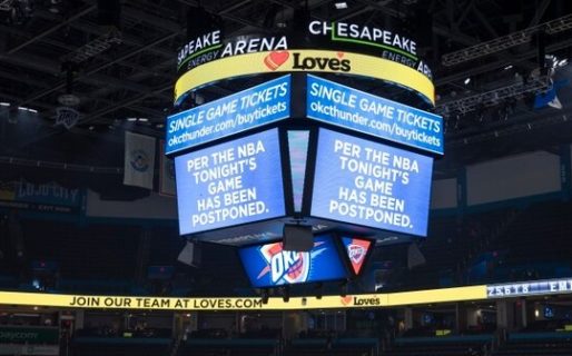 Suspenden un partido de la NBA por un caso positivo de Coronavirus en un jugador