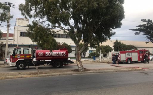 Principio de incendio con heridas leves en Alcaidía Policial