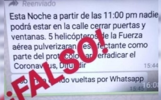 Crear y viralizar noticias falsas cobre el Coronavirus ya es un delito y contempla penas de prisión