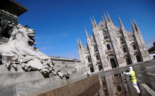 Italia registra nuevamente el número de muertes más bajo en semanas