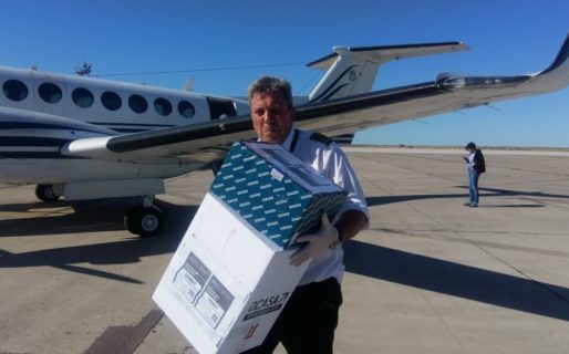 Chubut recibe insumos y nuevos respiradores de Nación