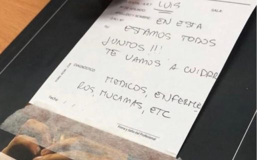 Macharashvili compartió el mensaje viral de los empleados de Salud al primer paciente infectado de Coronavirus