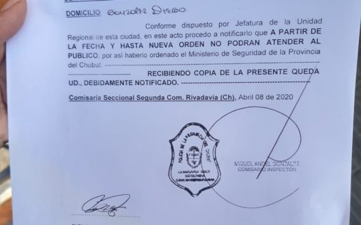 Seguridad de Provincia prohíbe a comerciantes abrir en cuarentena