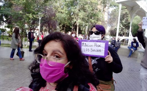 Estatales provinciales se manifestaron en Trelew