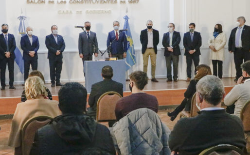 Arcioni tomó juramento a nuevos funcionarios provinciales