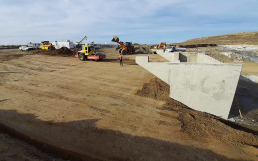 Cittadini: «La reconstrucción del Puente de Arroyo La Mata avanza a buen ritmo»