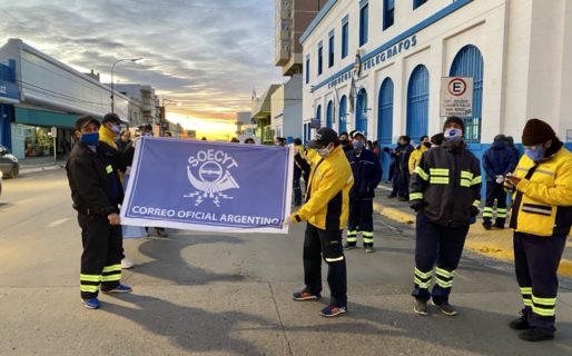 En el Correo Argentino los trabajadores reclaman por un aumento salarial