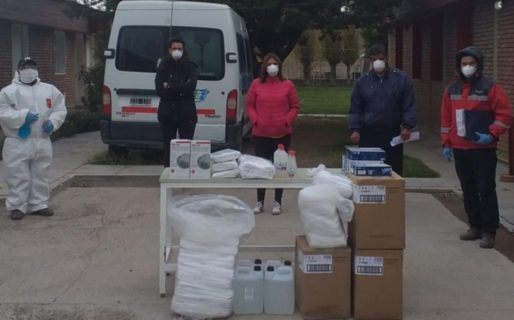 Pan American Silver Argentina entregó kits sanitarios a hospitales de la Meseta