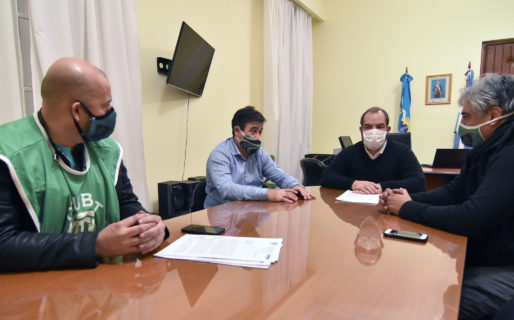 Meiszner y Grazzini recibieron a representantes de ATE