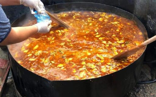 Ollas solidarias en la liga independiente de los barrios