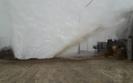 Corte de agua en zona norte por rotura del acueducto