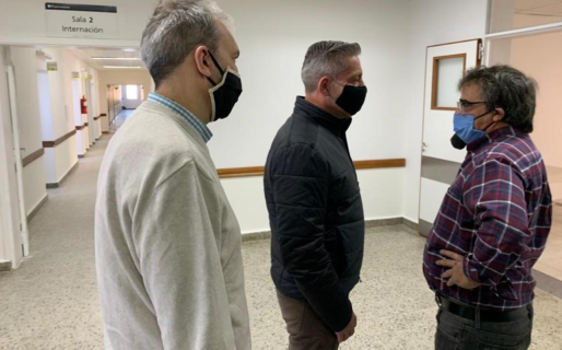 Arcioni recorrió obras: «En términos sanitarios la ciudad está muy bien»