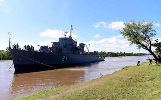 Confirmaron el primer caso positivo en un barco de la Armada