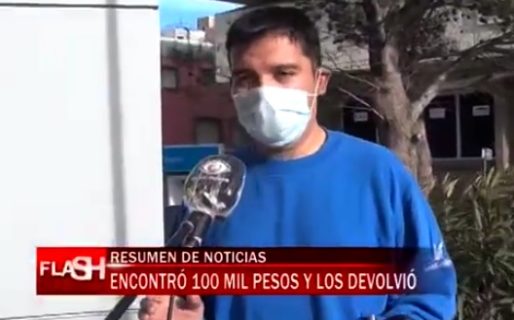 Encontró 100 mil pesos en el supermercado donde trabaja y los devolvió