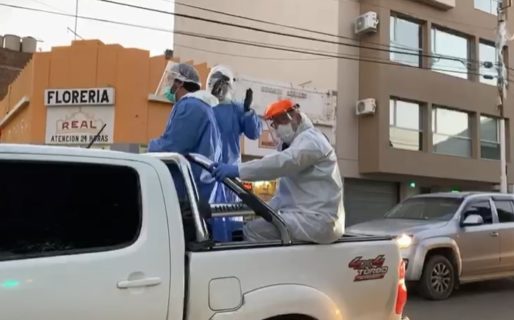 Trabajadores de la Salud salieron a la calle a visibilizar sus reclamos