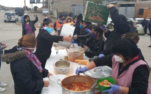 La olla solidaria de “La Saladita” entregó más de 500 porciones