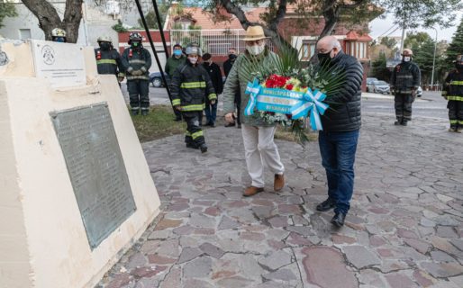 El municipio participó del acto por el Día del Bombero Voluntario