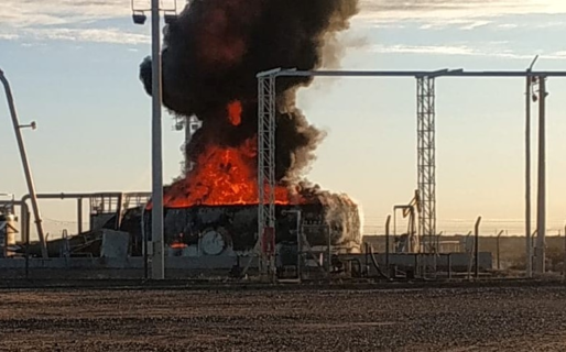 Explosión en yacimiento petrolero de La Pampa